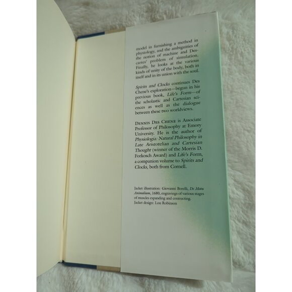 Spirits and Clocks Machine and Organism in Descartes Dennis Des Chene HC DJ Vtg - Picture 7 of 8